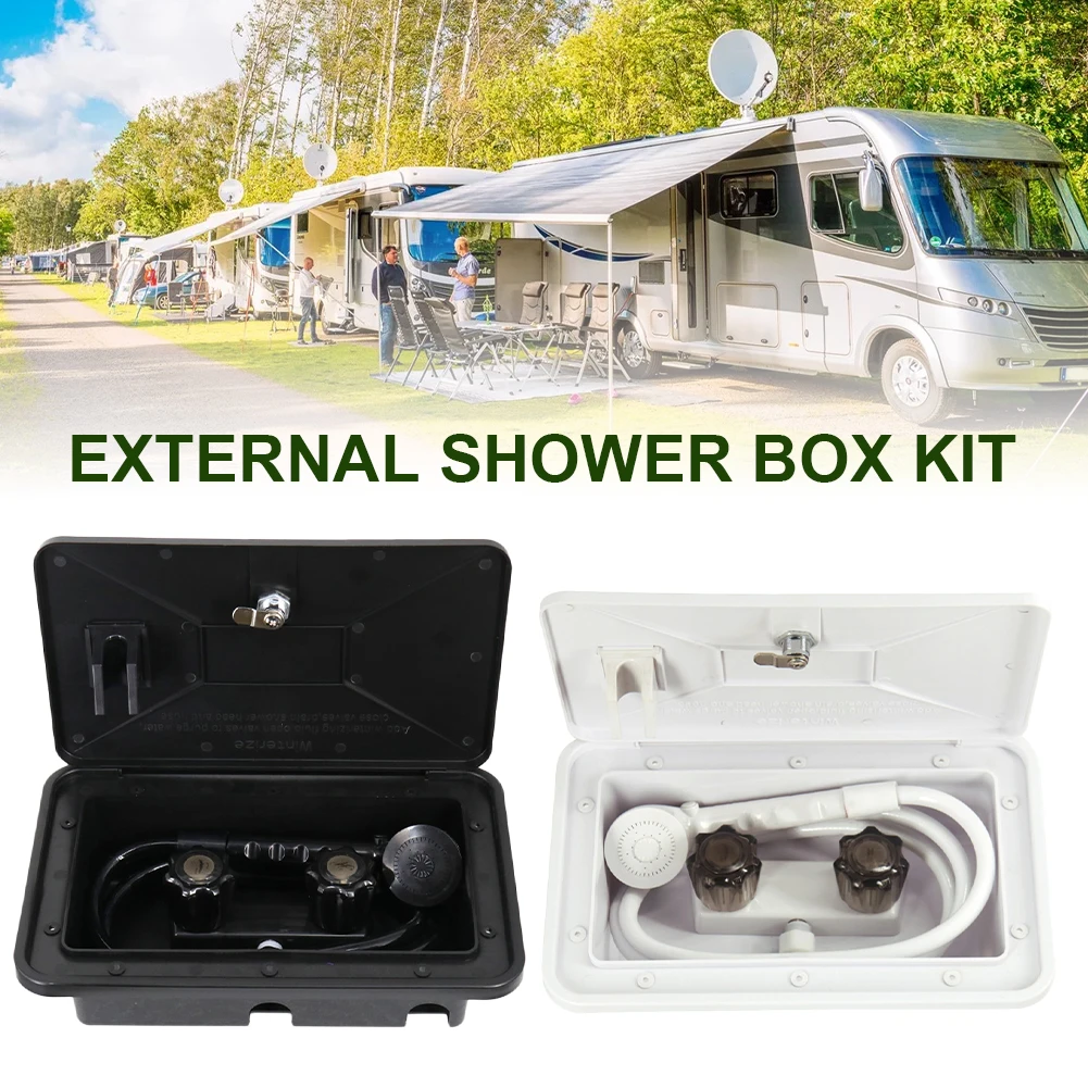 RV Shower Box Kit with Lock Hot Cold Switch Shower Kit Outdoor Shower Exterior for RV Camper Van Motorhome Caravan Fast delivery
RV Shower Box Kit with Lock Hot Cold Switch Shower Kit Outdoor Shower Exterior for RV Camper Van Motorhome Caravan Fast delivery