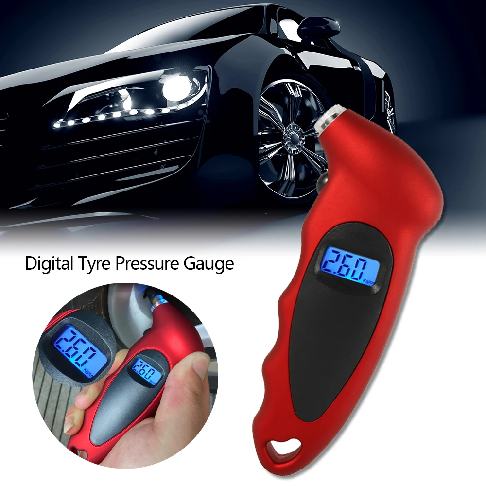 Tire Pressure Gauge Backlight High-precision Digital Tire Pressure Monitoring Car Tyre Air Pressure Gauge Meter LCD Display
Tire Pressure Gauge Backlight High-precision Digital Tire Pressure Monitoring Car Tyre Air Pressure Gauge Meter LCD Display