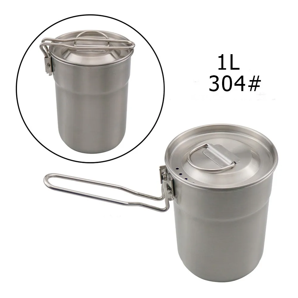 Stainless Steel Water Cup With Vented Lid And Foldable Handle 1000ml Outdoor Picnic Travel Can Directly Heat Camping Water Cup
Stainless Steel Water Cup With Vented Lid And Foldable Handle 1000ml Outdoor Picnic Travel Can Directly Heat Camping Water Cup