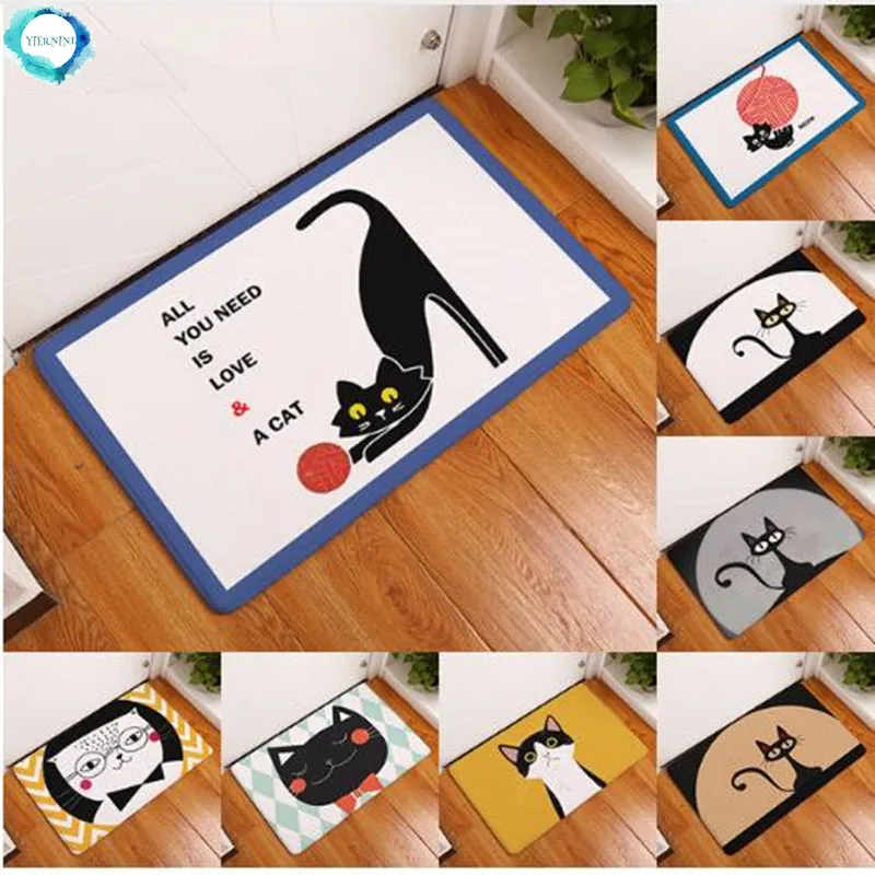 Entrance Waterproof Door Mat Cartoon Cute Cat Kitchen Rugs Bedroom Carpets Decorative Stair Mats Home Decor Crafts 40x60cm
Entrance Waterproof Door Mat Cartoon Cute Cat Kitchen Rugs Bedroom Carpets Decorative Stair Mats Home Decor Crafts 40x60cm