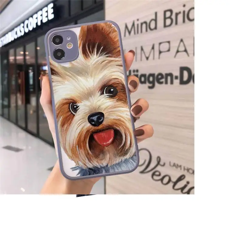 Yorkshire terrier dog cute luxury Phone Cases coque matte transparent For iphone 7 8 11 12 plus mini x xs xr pro max cover
Yorkshire terrier dog cute luxury Phone Cases coque matte transparent For iphone 7 8 11 12 plus mini x xs xr pro max cover