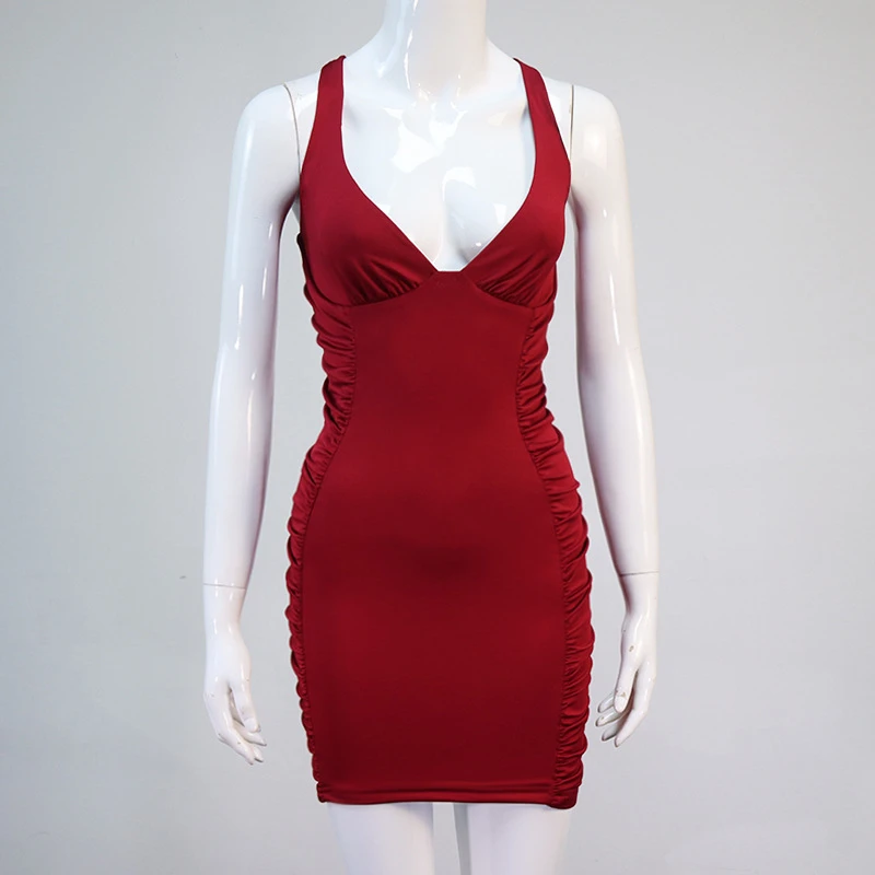 Clytie Sexy Ruched Nightclub Dress Women Red Color Ladies Beach Styles Women 2021 Spring New Party Backless Mini Dresses
Clytie Sexy Ruched Nightclub Dress Women Red Color Ladies Beach Styles Women 2021 Spring New Party Backless Mini Dresses