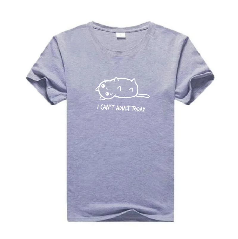 I can't aoult today printed T-shirt women clothes funny casual Harajuku cotton tees summer street plus size round neck T-shirts
I can't aoult today printed T-shirt women clothes funny casual Harajuku cotton tees summer street plus size round neck T-shirts