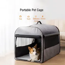 Winter Warm Pet Tent Folding Dog House Pet Car Carrier Bag Outdoor Kennels Playpen Pet Delivery Room for Small Dogs Cats