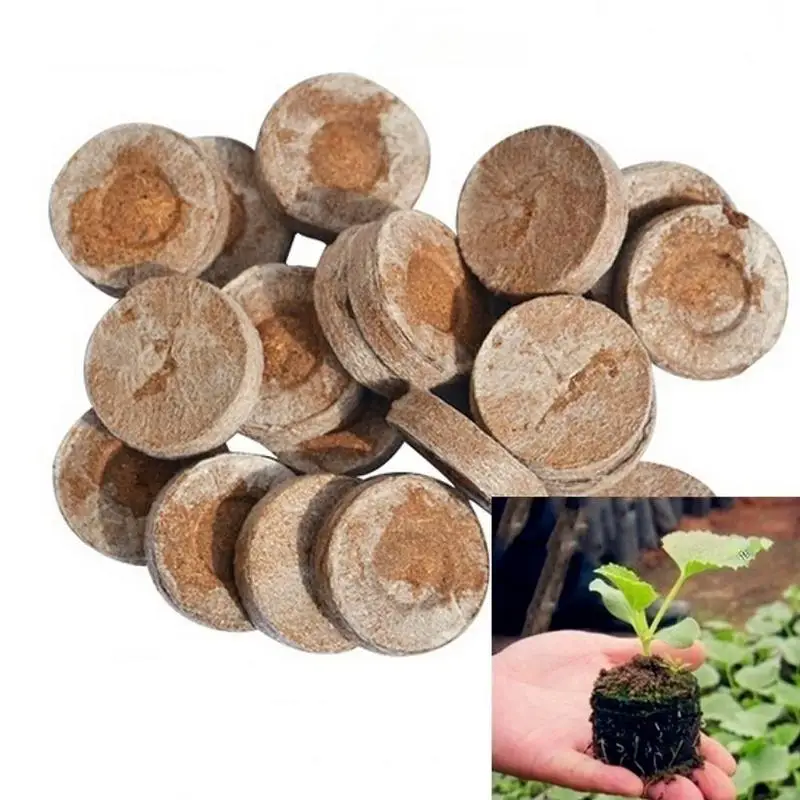 100pc Peat Pellets Plant Seedling Soil Blocks Starting Plugs Garden Tools for Indoor Home Gardening Greenhouse 30mm
100pc Peat Pellets Plant Seedling Soil Blocks Starting Plugs Garden Tools for Indoor Home Gardening Greenhouse 30mm