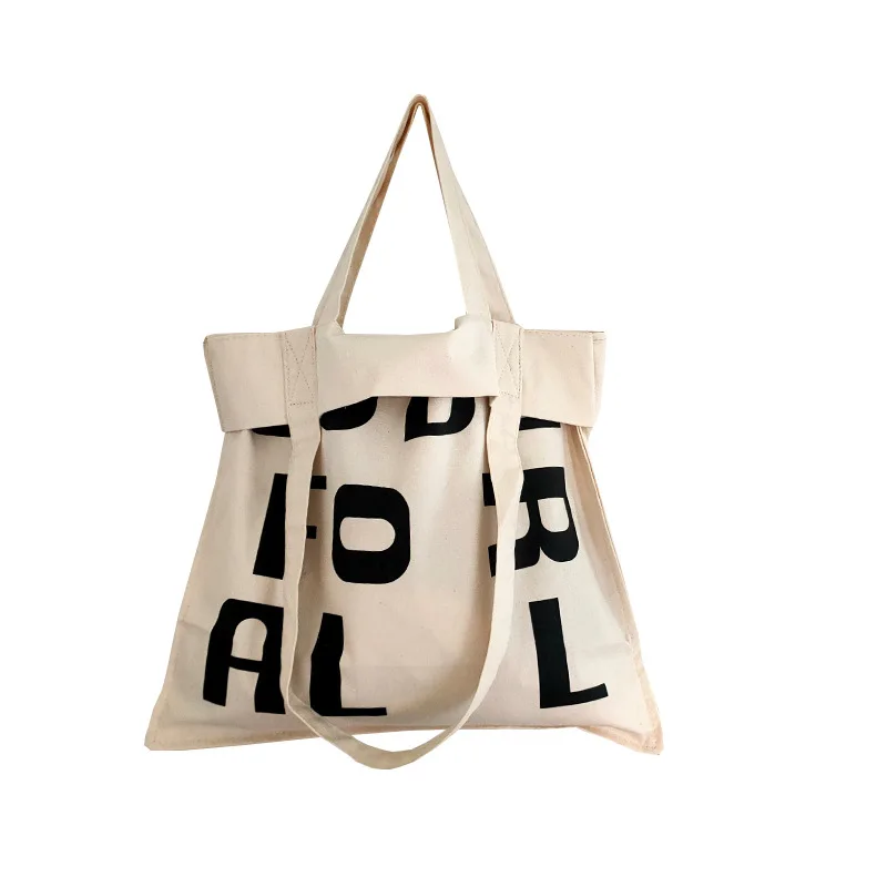 New Canvas Shoulder Shopper Bag for Women 2021 Letter Printing Female Handbags Cloth Shopping Bags Large Ladies Tote Beach Bag
New Canvas Shoulder Shopper Bag for Women 2021 Letter Printing Female Handbags Cloth Shopping Bags Large Ladies Tote Beach Bag