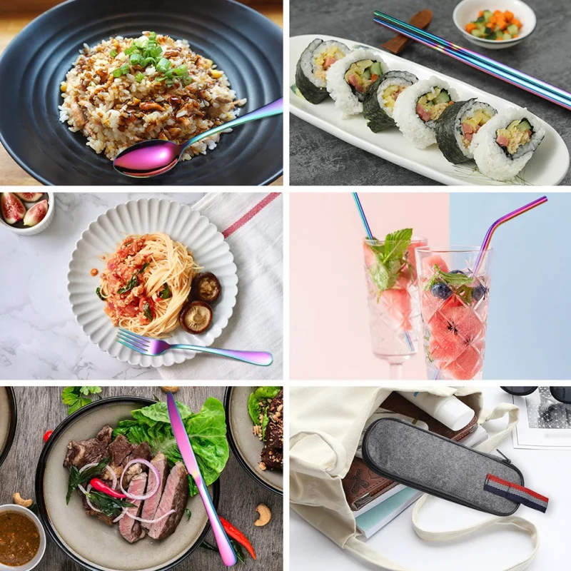 Portable stainless steel cutlery set knife and fork spoon chopsticks cutlery set55
Portable stainless steel cutlery set knife and fork spoon chopsticks cutlery set55