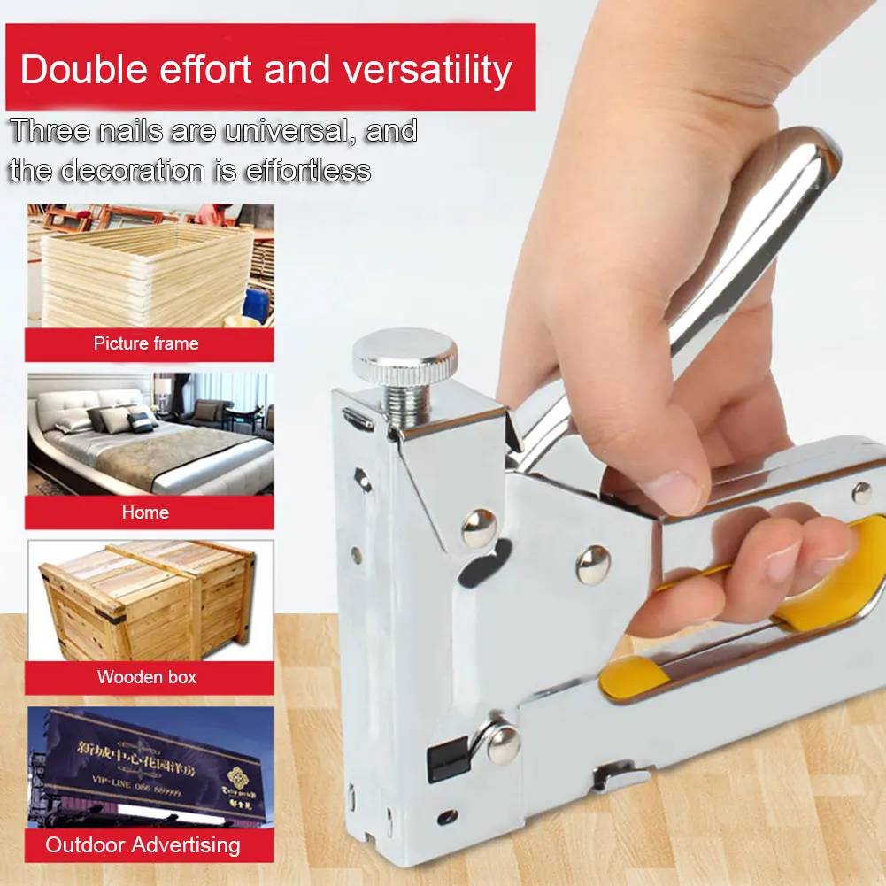 

Новый многофункциональный инструмент для степлера ногтей, степлер для мебели для деревянной обивки, обрамления заклепок
