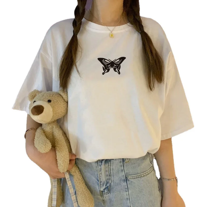 2021 New Women's Summer Dress Loose Short-Sleeved T-shirt Women's Top White T-shirt Top Clothing
2021 New Women's Summer Dress Loose Short-Sleeved T-shirt Women's Top White T-shirt Top Clothing