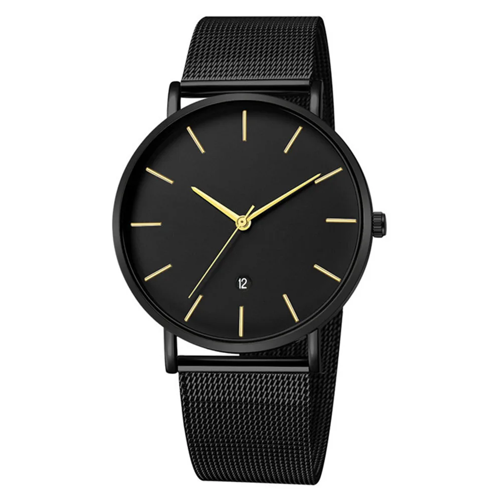 Men Durable Practical Pin Buckled Fashion Round Casual Mesh Belt Wrist Watch Easy Clean Accurate With Digital Calendar Quartz
Men Durable Practical Pin Buckled Fashion Round Casual Mesh Belt Wrist Watch Easy Clean Accurate With Digital Calendar Quartz