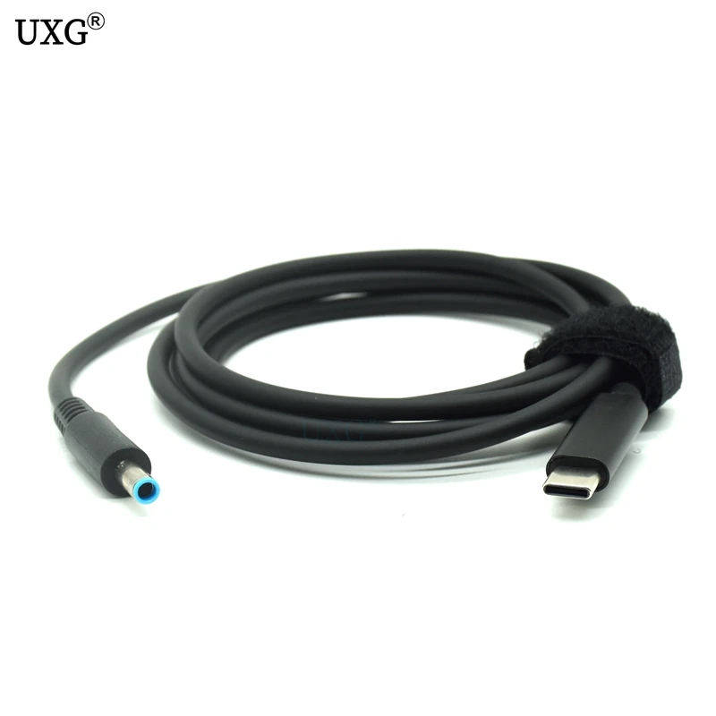 Адаптер питания USB Type-C PD переходник на 4 5*3 0 мм кабель для зарядки ноутбука шнур HP
