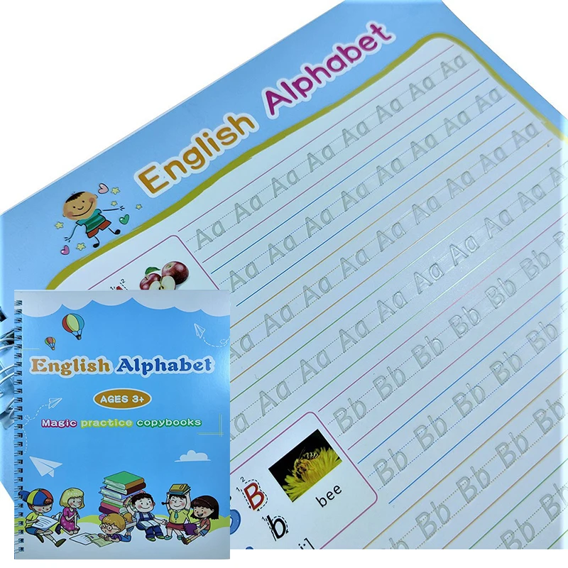 2021 Reusable Children Book Copybook For Calligraphy English Words Handwriting Practice Writing Book For Kids Toys Magic Books
2021 Reusable Children Book Copybook For Calligraphy English Words Handwriting Practice Writing Book For Kids Toys Magic Books