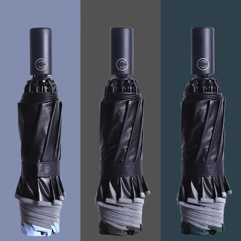 Автоматический зонт с защитой от ветра для мужчин, прочный складной зонт с отражающими полосками, в деловом стиле
Автоматический зонт с защитой от ветра для мужчин, прочный складной зонт с отражающими полосками, в деловом стиле