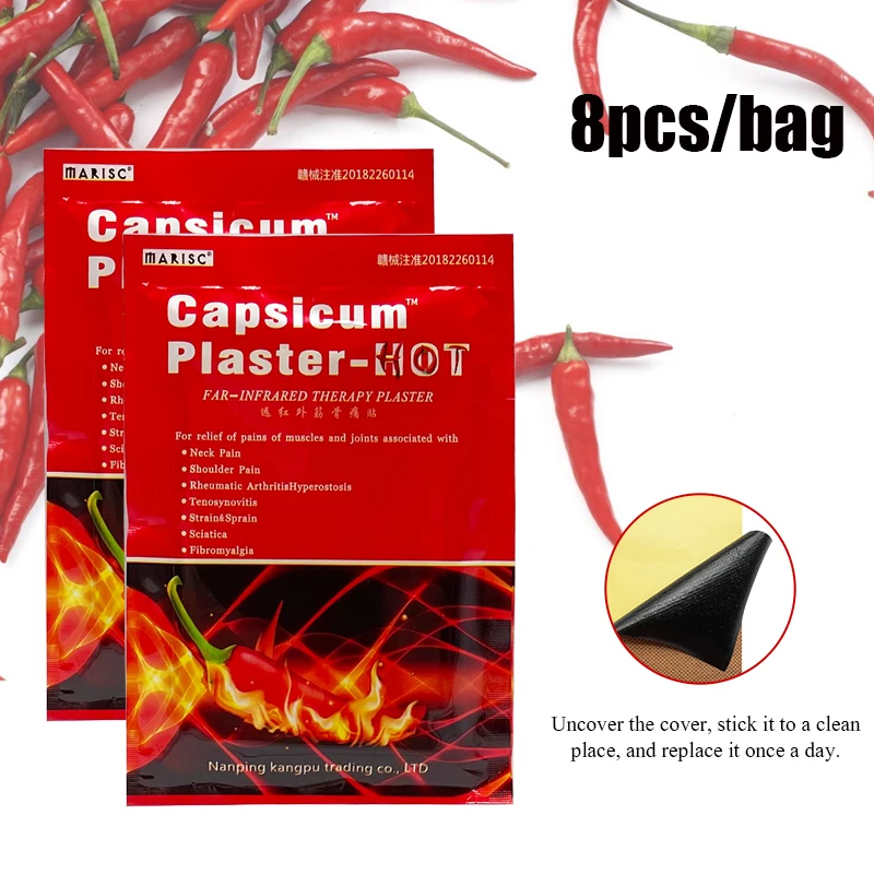 80Pcs Capsicum Herbal Medical for Joint/Arthritis /Back /Joint /Knee /Muscle Strain Ache Hot Patch
80Pcs Capsicum Herbal Medical for Joint/Arthritis /Back /Joint /Knee /Muscle Strain Ache Hot Patch