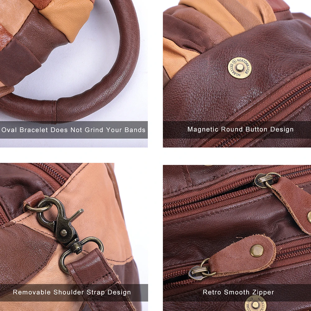 Women's retro stitched sheepskin shoulder bag fashion leather soft-faced handbag European and American casual Crossbody bag
Women's retro stitched sheepskin shoulder bag fashion leather soft-faced handbag European and American casual Crossbody bag