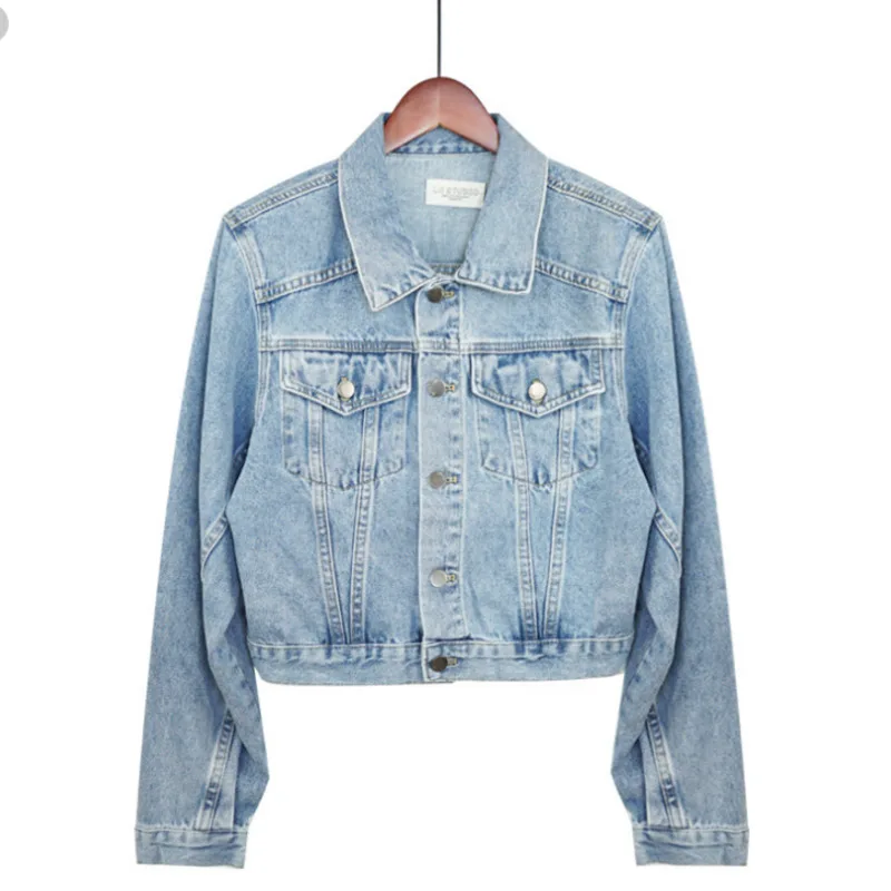 Качественная джинсовая куртка, осенняя новая стильная короткая приталенная джинсовая куртка, Женская Корейская версия куртки с наплечника...
Качественная джинсовая куртка, осенняя новая стильная короткая приталенная джинсовая куртка, Женская Корейская версия куртки с наплечника...