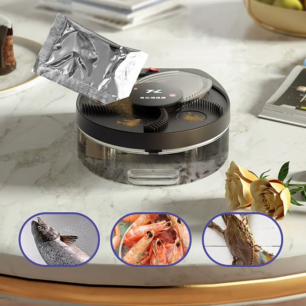 Indoor Wall-mounted Flycatcher Multi-grid Bait Slot Design Mute Noise Reduction Rotating Plate And Leaf Plug-in Type
Indoor Wall-mounted Flycatcher Multi-grid Bait Slot Design Mute Noise Reduction Rotating Plate And Leaf Plug-in Type