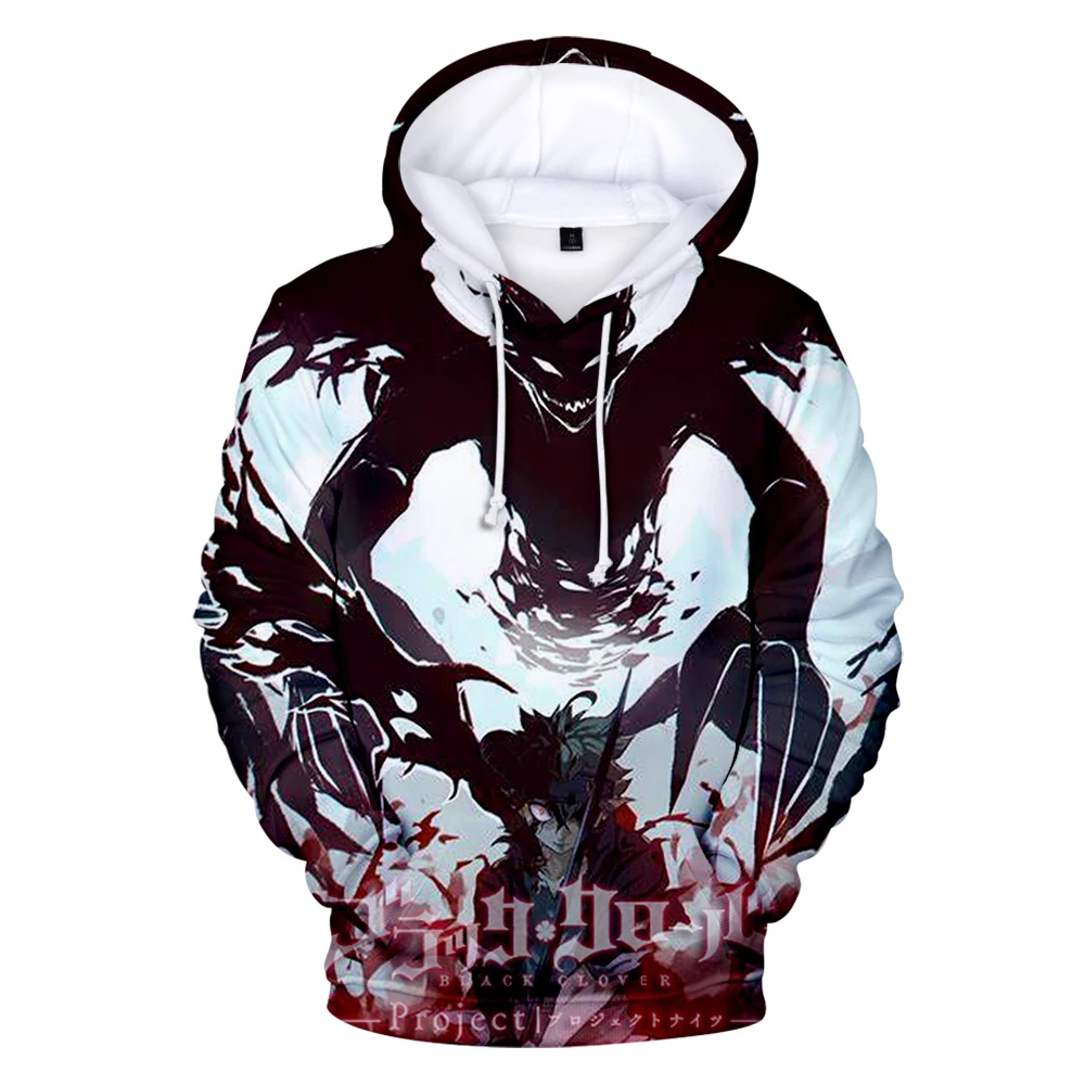 Anime 3D Black Clover Printed Hoodies Sweatshirt High Quality Pullover Hot Sale Men/women Autumn Winter Sportswear
Anime 3D Black Clover Printed Hoodies Sweatshirt High Quality Pullover Hot Sale Men/women Autumn Winter Sportswear
