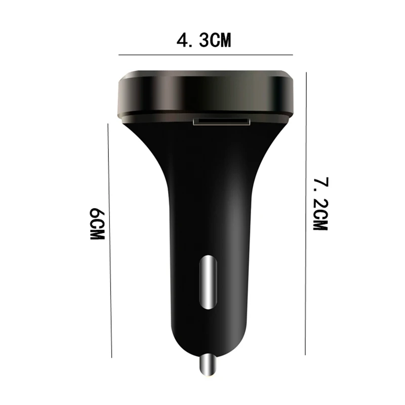 Car Bluetooth 5.0 FM Transmitter Car Kit MP3 Modulator Player Wireless Handsfree Audio Receiver Dual USB Fast Charger 3.1A 
Car Bluetooth 5.0 FM Transmitter Car Kit MP3 Modulator Player Wireless Handsfree Audio Receiver Dual USB Fast Charger 3.1A