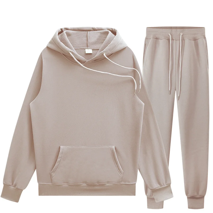2pcs Sport Suit Fitness Solid Color Women's Tracksuits Hooded Pullover Sweatpants Sweatshirt Casual Pants Sets Sportswear Male
2pcs Sport Suit Fitness Solid Color Women's Tracksuits Hooded Pullover Sweatpants Sweatshirt Casual Pants Sets Sportswear Male