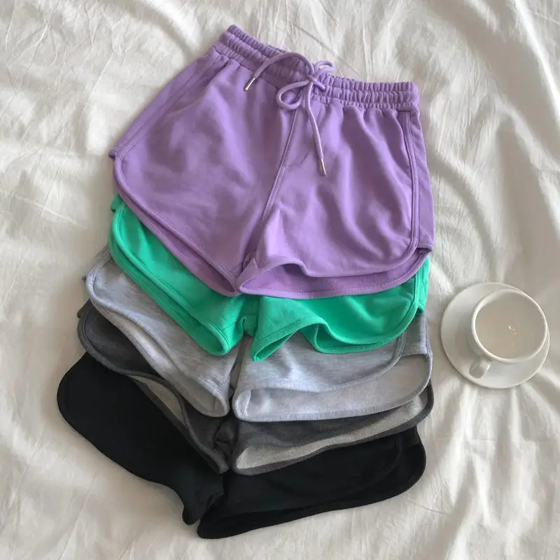 New Casual Shorts Women Clothing Loose Solid High Waist Shorts Feminino Elastic Streetwear Wide Leg Mini Shorts Ropa Mujer Q3997
New Casual Shorts Women Clothing Loose Solid High Waist Shorts Feminino Elastic Streetwear Wide Leg Mini Shorts Ropa Mujer Q3997