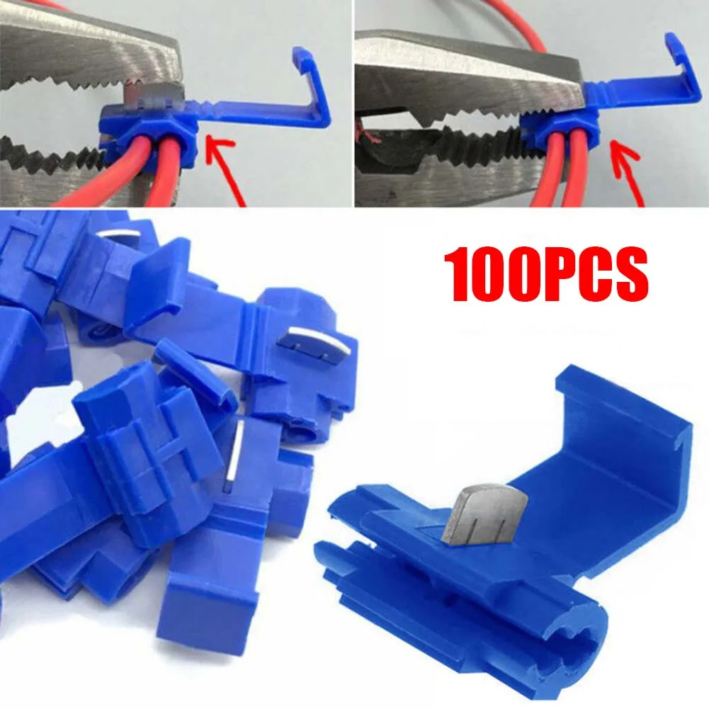 100Pcs Electrical Cable Connectors Splice Lock Wire Terminals Crimp Quick Terminal Wire Connector Home Improvement Accessories
100Pcs Electrical Cable Connectors Splice Lock Wire Terminals Crimp Quick Terminal Wire Connector Home Improvement Accessories