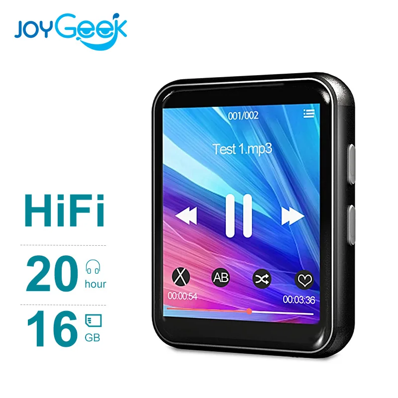 Миниатюрный MP3 плеер Plate с Bluetooth радио FM Hi Fi музыкальные плееры экраном для бега