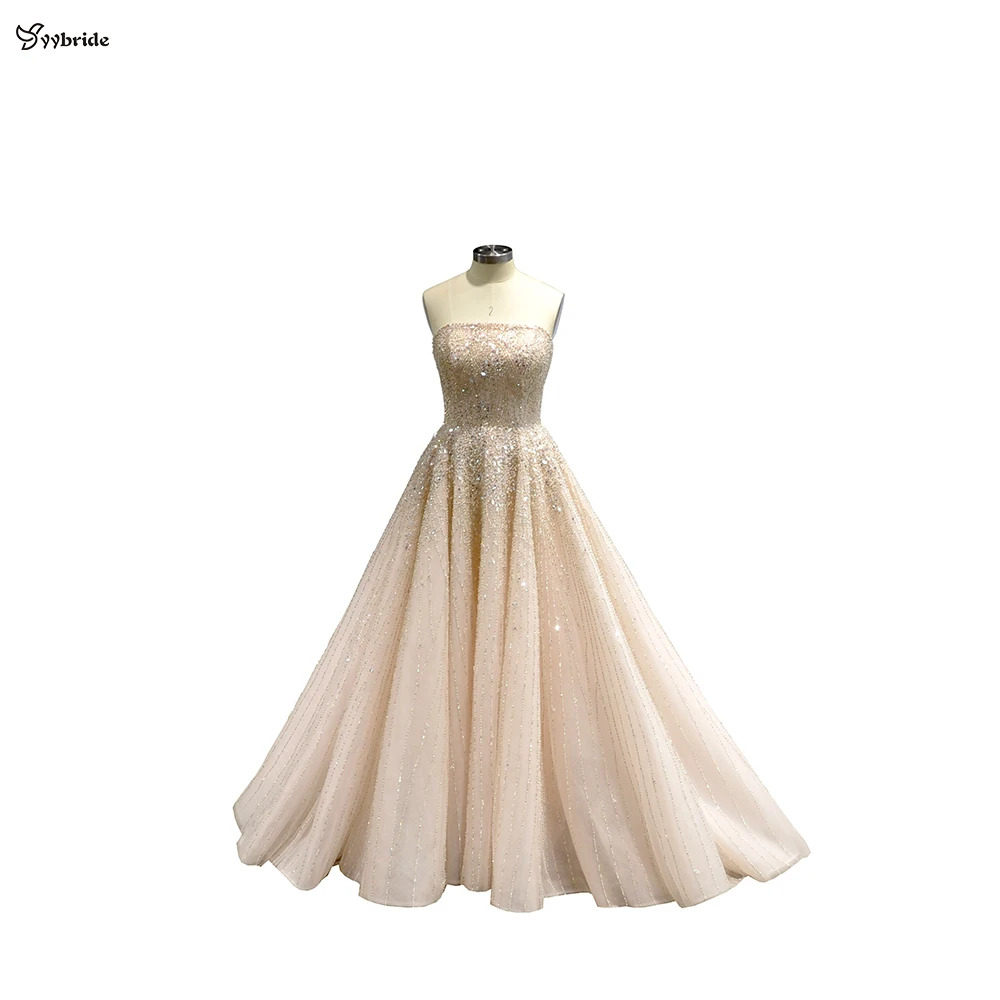 YYbride New Light Pink Full Hand Sewing Beading Customized Service Strapless A-Line Floor Length Elegant Girl Evening Dresses
YYbride New Light Pink Full Hand Sewing Beading Customized Service Strapless A-Line Floor Length Elegant Girl Evening Dresses