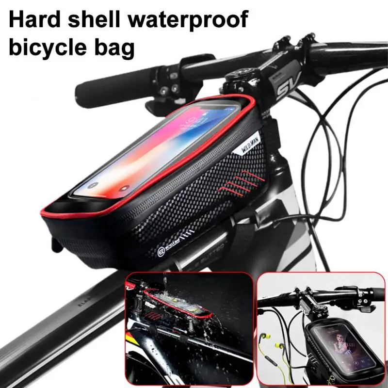 Hard Shell Bike Bag Mountain Bike Front Beam Bag Top Tube Mobile Phone Bag Waterproof Saddle Bag Touch Screen Riding Equipment
Hard Shell Bike Bag Mountain Bike Front Beam Bag Top Tube Mobile Phone Bag Waterproof Saddle Bag Touch Screen Riding Equipment