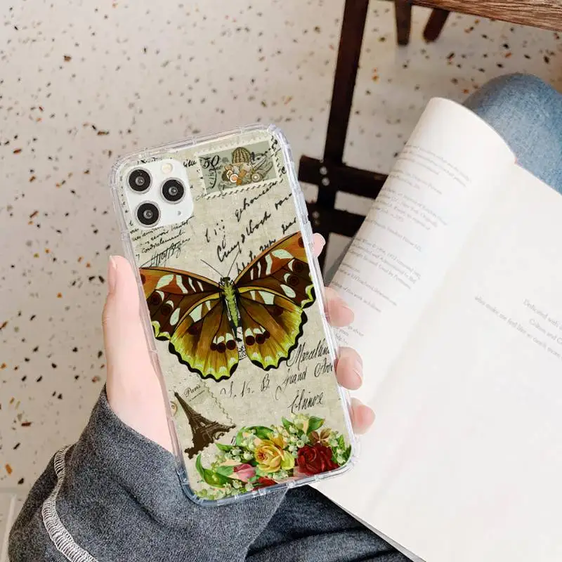 Vintage art butterfly Phone Case Transparent for iPhone 11 12 mini pro XS MAX 8 7 6 6S Plus X 5S SE 2020 XR
Vintage art butterfly Phone Case Transparent for iPhone 11 12 mini pro XS MAX 8 7 6 6S Plus X 5S SE 2020 XR