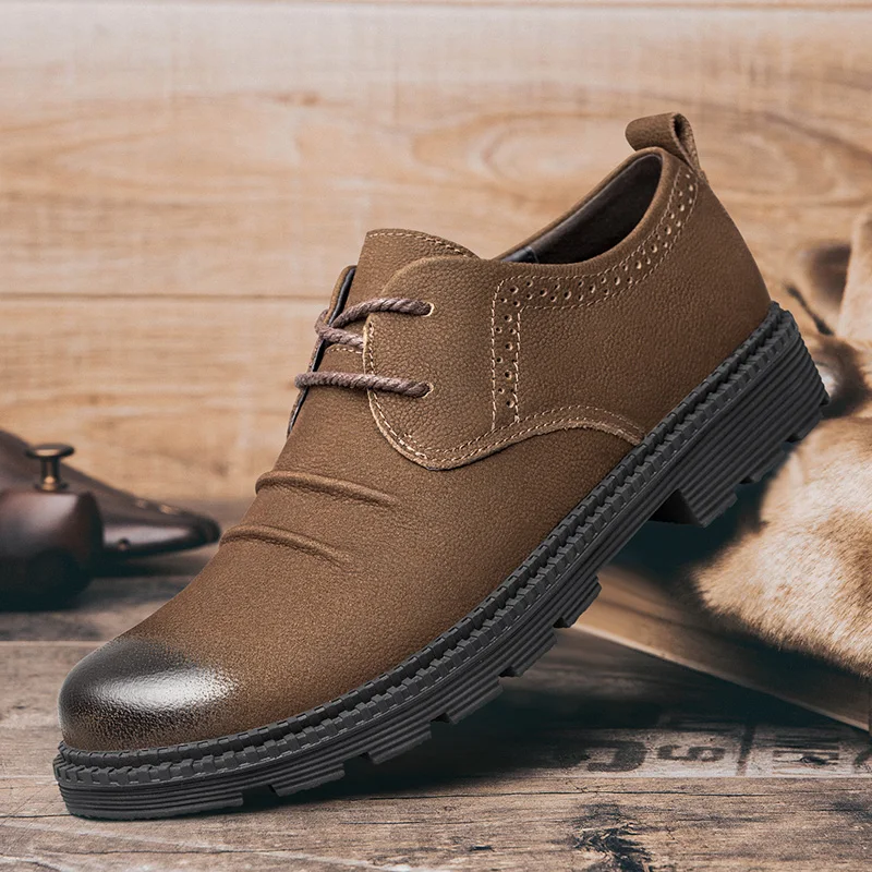 Luxury Genuine Leather Shoes Men's Classic Folding Design Fashion Breathable Tooling Shoes Comfortable Low-Top Casual Shoes
Luxury Genuine Leather Shoes Men's Classic Folding Design Fashion Breathable Tooling Shoes Comfortable Low-Top Casual Shoes