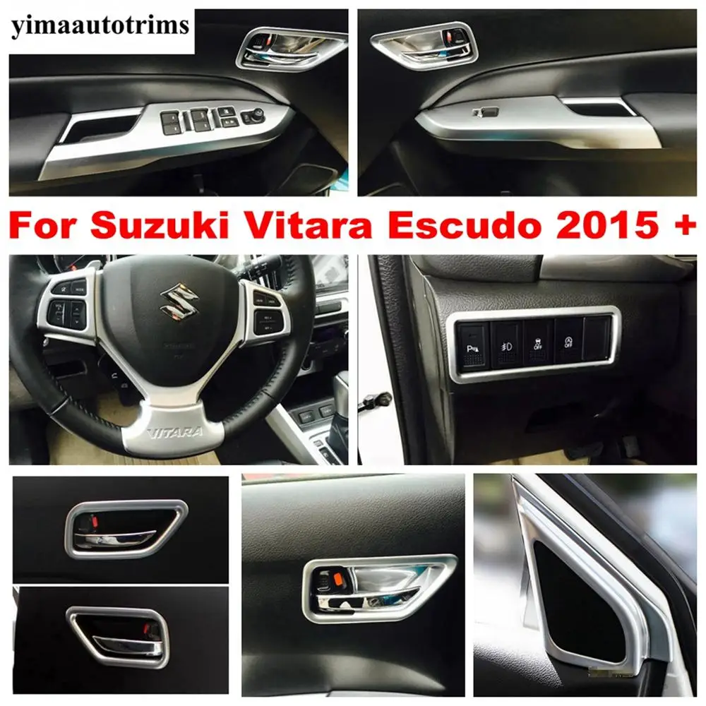 Door Handle Bowl Frame / Head Lights Lamps Switch Button / Window Lift Button Cover Trim For Suzuki Vitara Escudo 2015 - 2020
Door Handle Bowl Frame / Head Lights Lamps Switch Button / Window Lift Button Cover Trim For Suzuki Vitara Escudo 2015 - 2020