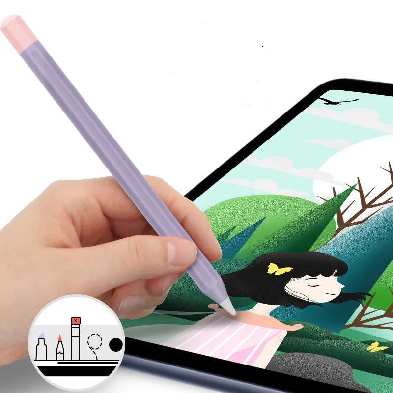 Silicon Protective Pouch Cap Holder Cover For Apple Pencil 1 Accessories Anti-scratch Case for Pencil 1
Silicon Protective Pouch Cap Holder Cover For Apple Pencil 1 Accessories Anti-scratch Case for Pencil 1