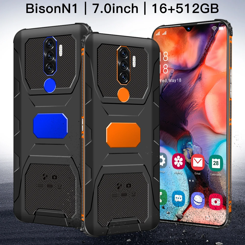 Bison N1 2021 New Global Version 7.0 inch Smartphone Deca Core 6800mAh 16+512GB Dual SIM Full Screen 4G 5G Android Mobile Phone
Bison N1 2021 New Global Version 7.0 inch Smartphone Deca Core 6800mAh 16+512GB Dual SIM Full Screen 4G 5G Android Mobile Phone