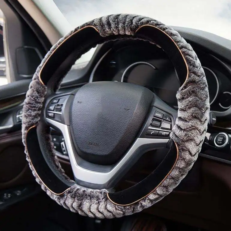 Winter Plush Auto Car Steering Wheel Covers Creative Diamond Handlebar Cover Fit for Women Ladies Girls Car Accessories
Winter Plush Auto Car Steering Wheel Covers Creative Diamond Handlebar Cover Fit for Women Ladies Girls Car Accessories