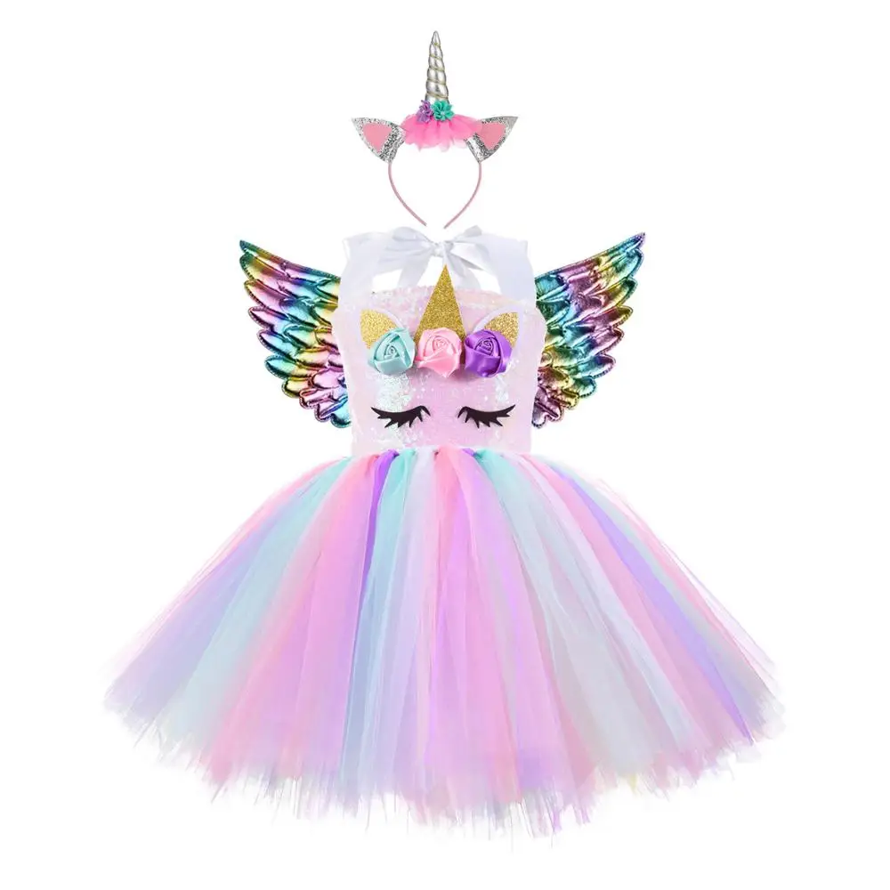 Girls Dress Summer Sequin Kids Unicorn Dresses For Girls Birthday Party Princess Dress Children Clothing vestidos 2 8 9 10 Years
Girls Dress Summer Sequin Kids Unicorn Dresses For Girls Birthday Party Princess Dress Children Clothing vestidos 2 8 9 10 Years