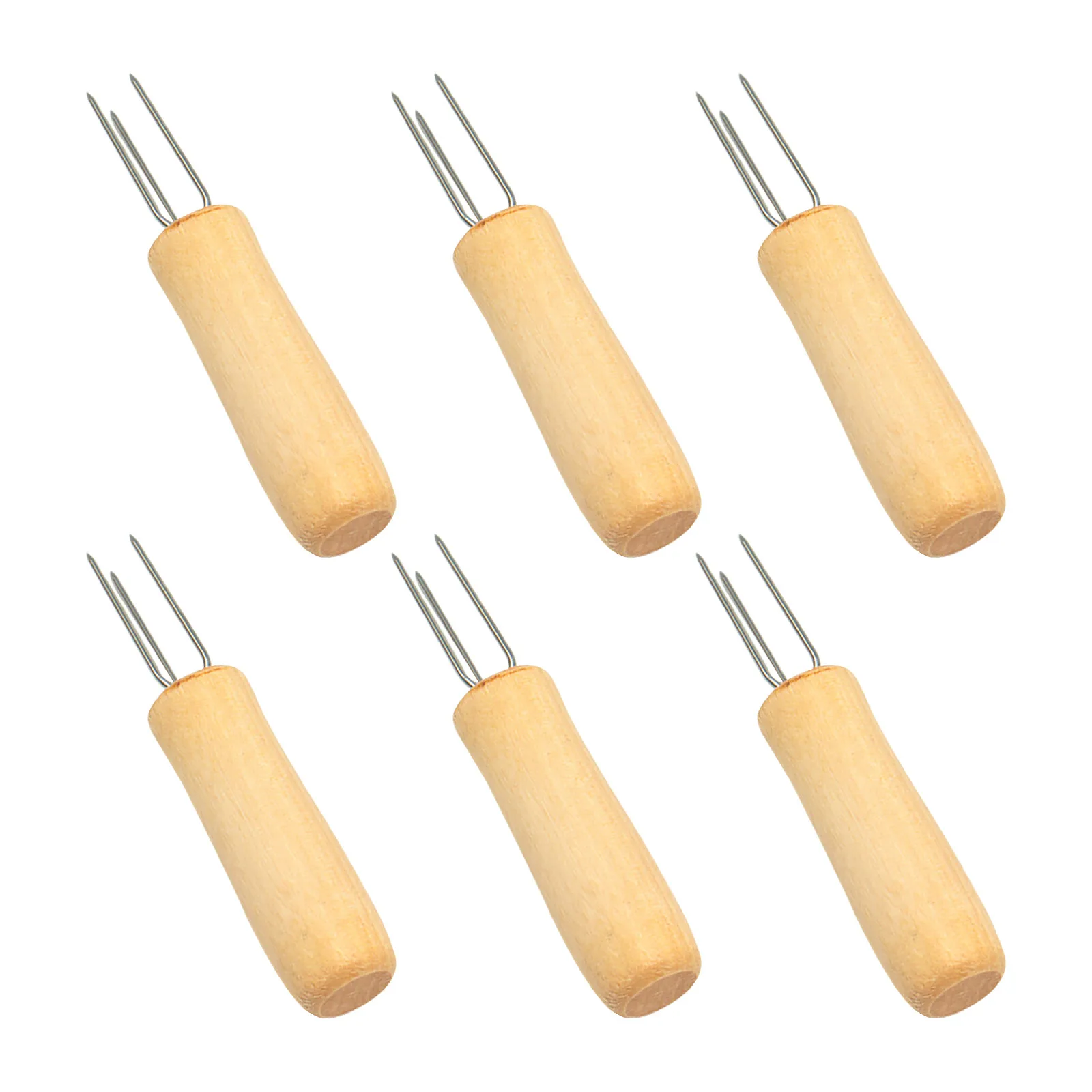 6pcs Fork Corn Skewer Stainless Steel Corn Holders Corn Roast Pin Bbq Plug Tool Barbecue Fork Fruit Forks Outdoor Kitchen Tool 
6pcs Fork Corn Skewer Stainless Steel Corn Holders Corn Roast Pin Bbq Plug Tool Barbecue Fork Fruit Forks Outdoor Kitchen Tool