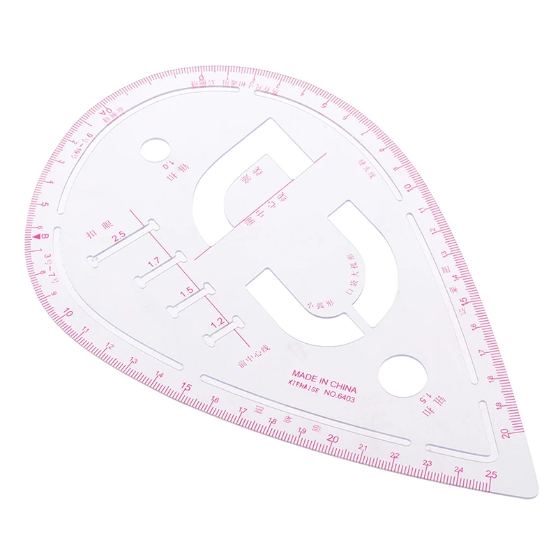 1PC Durable Curve Metric Sewing Ruler Measure Tool Plastic Grading Transparent Pattern Design School Accessories
1PC Durable Curve Metric Sewing Ruler Measure Tool Plastic Grading Transparent Pattern Design School Accessories