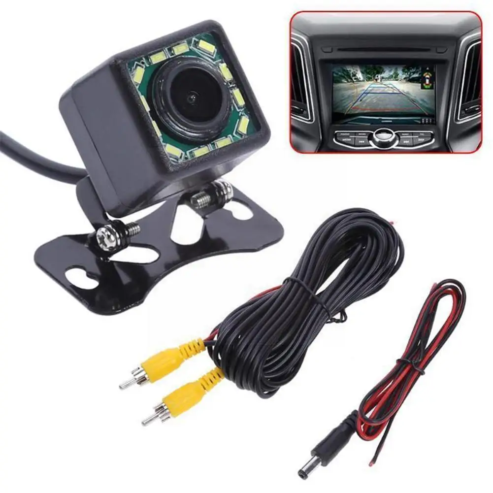 Universal Car Rear View Camera Waterproof 12 Led Night Backup Color Reverse Camera Wide Parking 170 Angle Y6u0
Universal Car Rear View Camera Waterproof 12 Led Night Backup Color Reverse Camera Wide Parking 170 Angle Y6u0