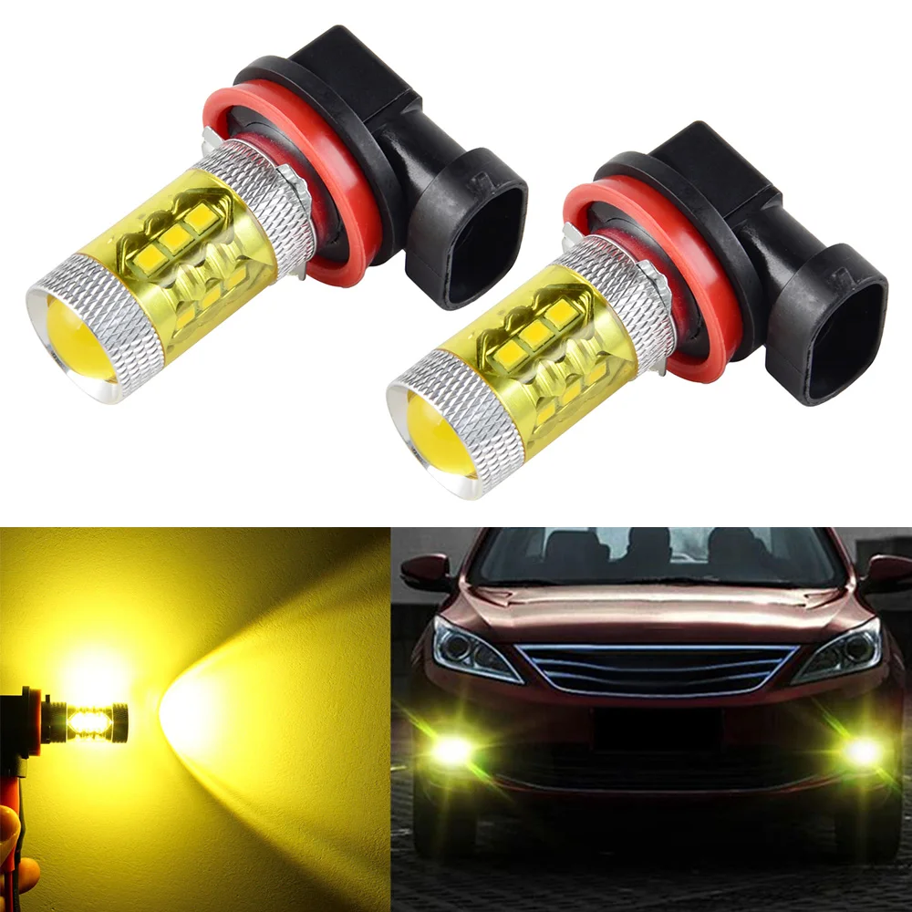 Bevinsee 2x H16 LED Fog Driving Light Bulb For Honda Nissan 3000K Gold Yellow H8 Car Fog Lamp For GMC Chevy Ford
Bevinsee 2x H16 LED Fog Driving Light Bulb For Honda Nissan 3000K Gold Yellow H8 Car Fog Lamp For GMC Chevy Ford