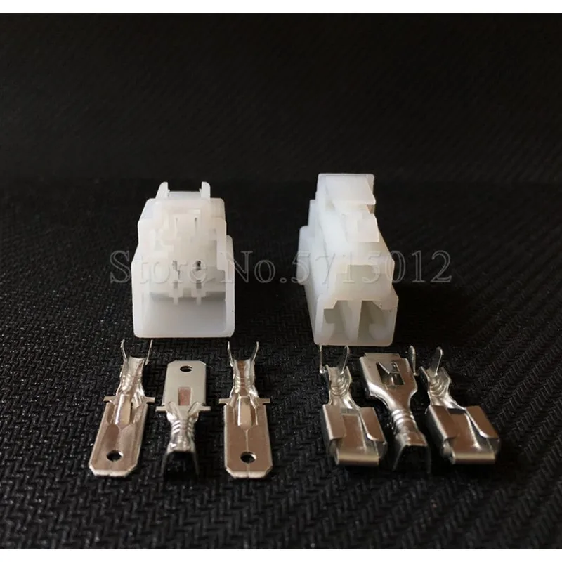 3 Hole 6070-3481 6070-3471 Auto Wire Harness Connector 6.3mm Electrical Socket With Terminals
3 Hole 6070-3481 6070-3471 Auto Wire Harness Connector 6.3mm Electrical Socket With Terminals