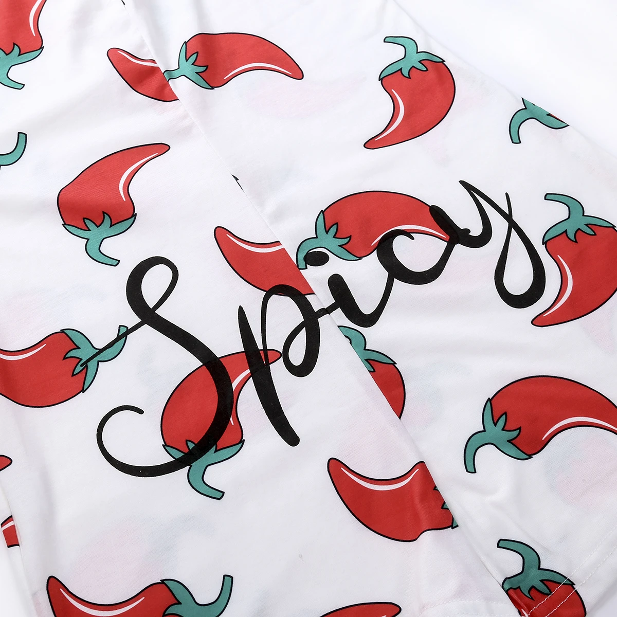 Sexy Women Nightwear Short Sleeve Deep V Neck Bodycon Stretch Print Bodysuit Button Short Romper Pajama Lady Sleepwear Jumpsuit
Sexy Women Nightwear Short Sleeve Deep V Neck Bodycon Stretch Print Bodysuit Button Short Romper Pajama Lady Sleepwear Jumpsuit