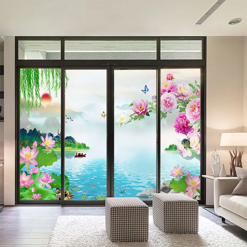 Living room glass sticker translucent opaque bathroom bedroom glass door window sticker frosted glass film
Living room glass sticker translucent opaque bathroom bedroom glass door window sticker frosted glass film
