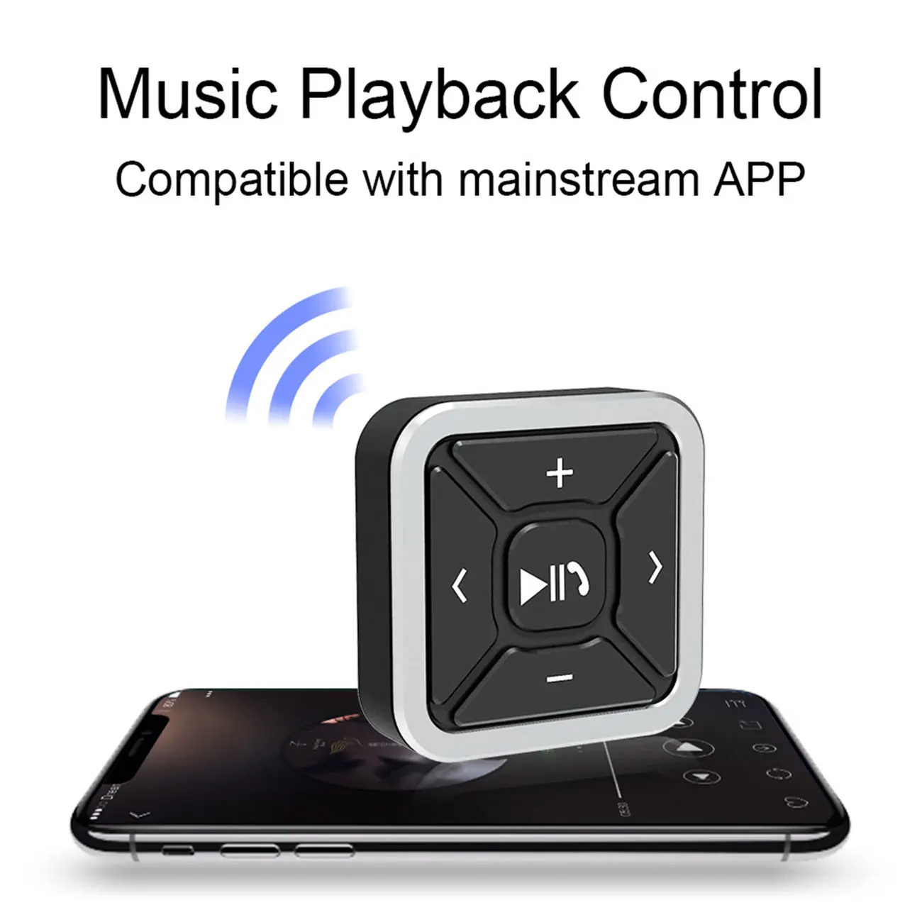Wireless Car Bluetooth Audio Controller Button Music Remote Control Steering Wheel Player for iOS Android Devices
Wireless Car Bluetooth Audio Controller Button Music Remote Control Steering Wheel Player for iOS Android Devices