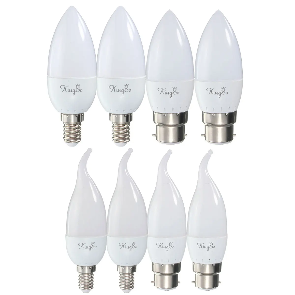 KINGSO 6 Pack 3W E14 B22 20 SMD 2835 220V Lampe LED Light Bulb Lamp Warm White/Pure White For Home LightingEnergy Energy Saving 
KINGSO 6 Pack 3W E14 B22 20 SMD 2835 220V Lampe LED Light Bulb Lamp Warm White/Pure White For Home LightingEnergy Energy Saving
