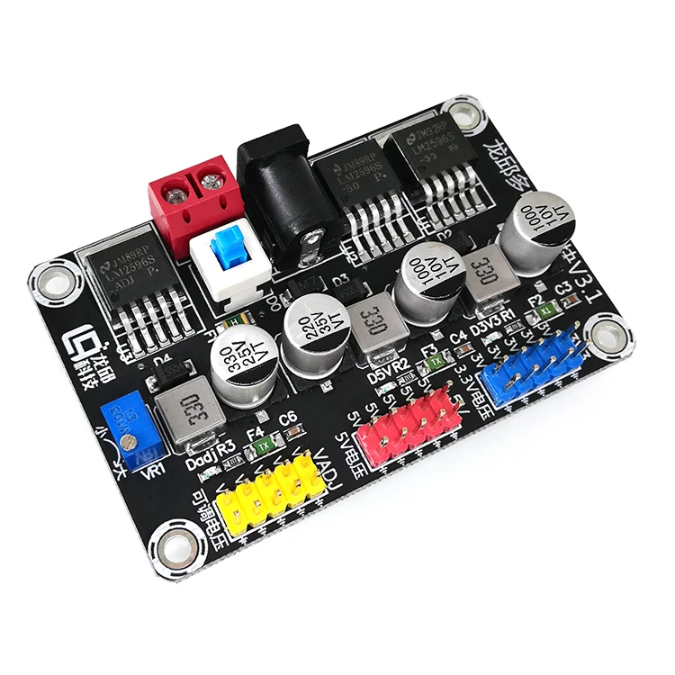 Dc3.3v DC5V DC adjustable power module lm2596 voltage stabilizing module intelligent vehicle power module drawing
Dc3.3v DC5V DC adjustable power module lm2596 voltage stabilizing module intelligent vehicle power module drawing