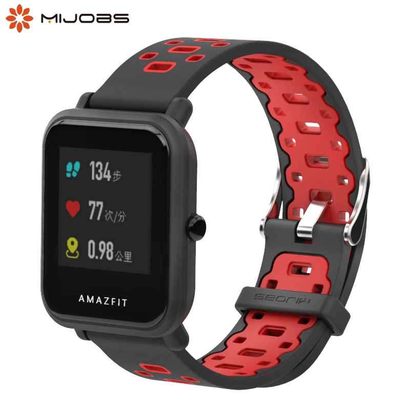 20 мм силиконовый ремешок для часов чехол из поликарбоната Huami Amazfit Bip Band