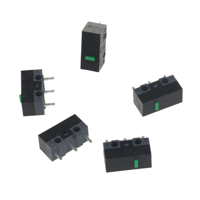5Pcs Original HUANO Mouse Micro Switch Micro Button Green Point Silver Alloy Contacts 5 Millions Lifetime 85WD
5Pcs Original HUANO Mouse Micro Switch Micro Button Green Point Silver Alloy Contacts 5 Millions Lifetime 85WD