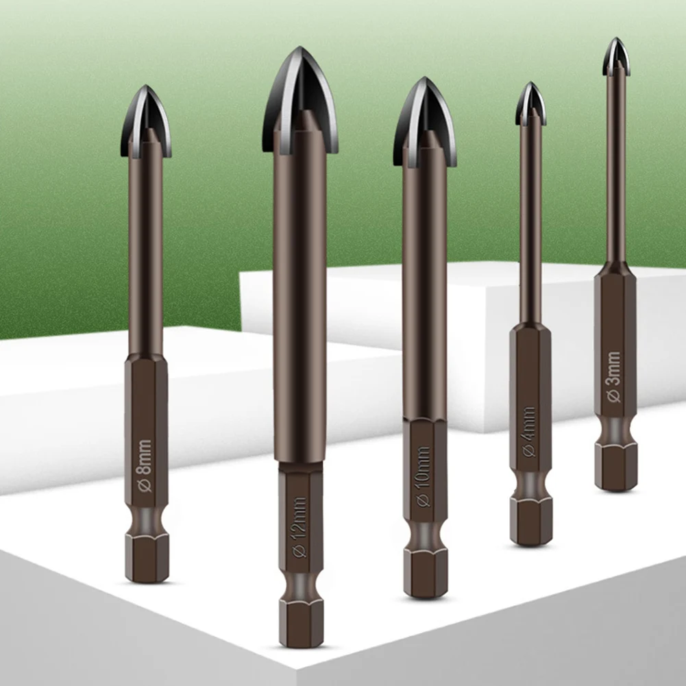 3-12mm Cross Hex Tile Drill Bits Glass Ceramic Concrete Hole Opener 1/4" Hex Shank Brick Hard Alloy Triangle Bit Tools
3-12mm Cross Hex Tile Drill Bits Glass Ceramic Concrete Hole Opener 1/4" Hex Shank Brick Hard Alloy Triangle Bit Tools