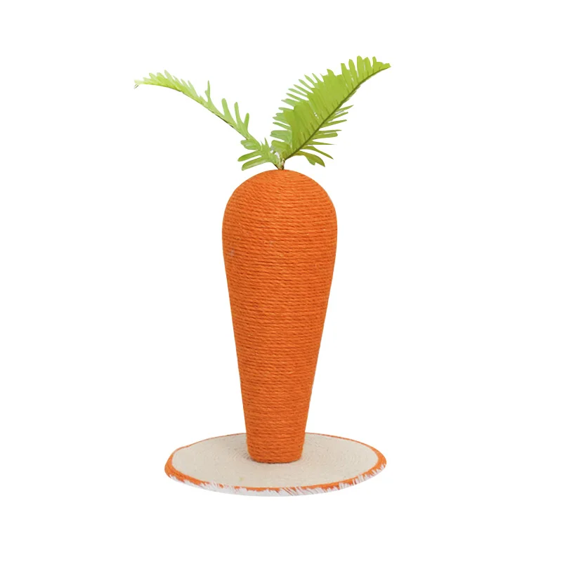 Pet Supplies Sisal Rope Cute Simulation Radish Shape Cat Climbing Frame Orange Green Cat Scratching Board Puppy Grinding Paw Toy
Pet Supplies Sisal Rope Cute Simulation Radish Shape Cat Climbing Frame Orange Green Cat Scratching Board Puppy Grinding Paw Toy